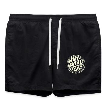 WINDKIND DEERN Sports de glisse - Short de bain - noir - Devant - AI Model Male 185 light (185cm)