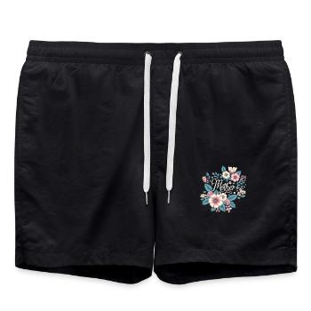 Maman - Short de bain - noir - Devant - AI Model Male 185 light (185cm)
