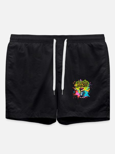 Nounours "BRO" - Short de bain - noir