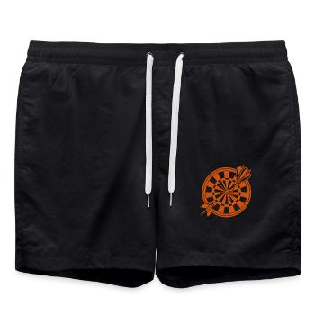 Gift Saying Darts Javelin Sports Gift Idea - Swim Trunks - black - Front - AI Model Male 185 light (185cm)