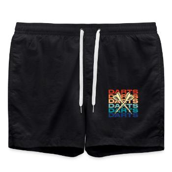 Fléchettes Fléchettes Sport Jeu de fléchettes Cadeau - Short de bain - noir - Devant - AI Model Male 185 light (185cm)