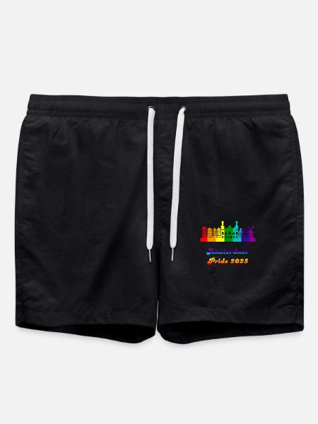 Pride 2025 Amsterdam - Swim Trunks - black