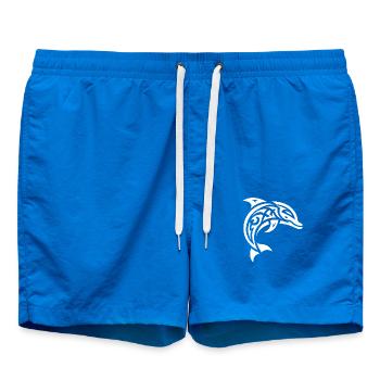 Élégant tatouage de saut dauphin grand dauphin - Short de bain - cobalt blue - Devant