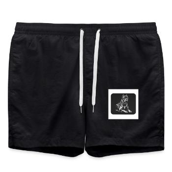 Canecorso - Swim Trunks - black - Front - AI Model Male 185 light (185cm)