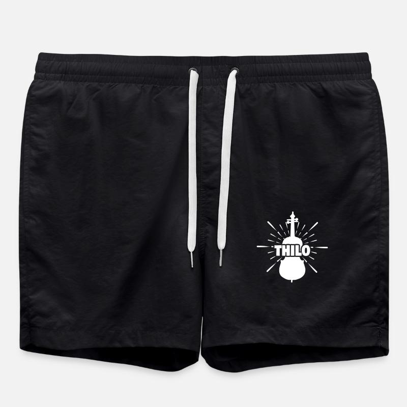 Prénom Thilo - Short de bain - noir