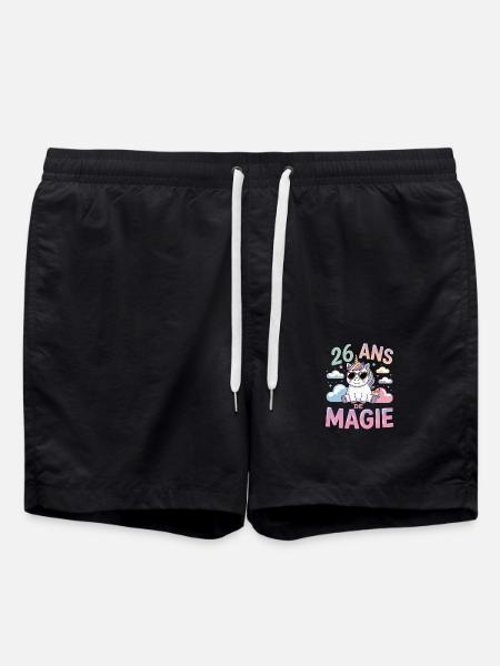 26 ans de magie - Short de bain - noir