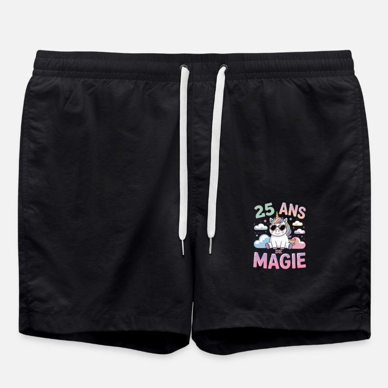 25 ans de magie - Short de bain - noir