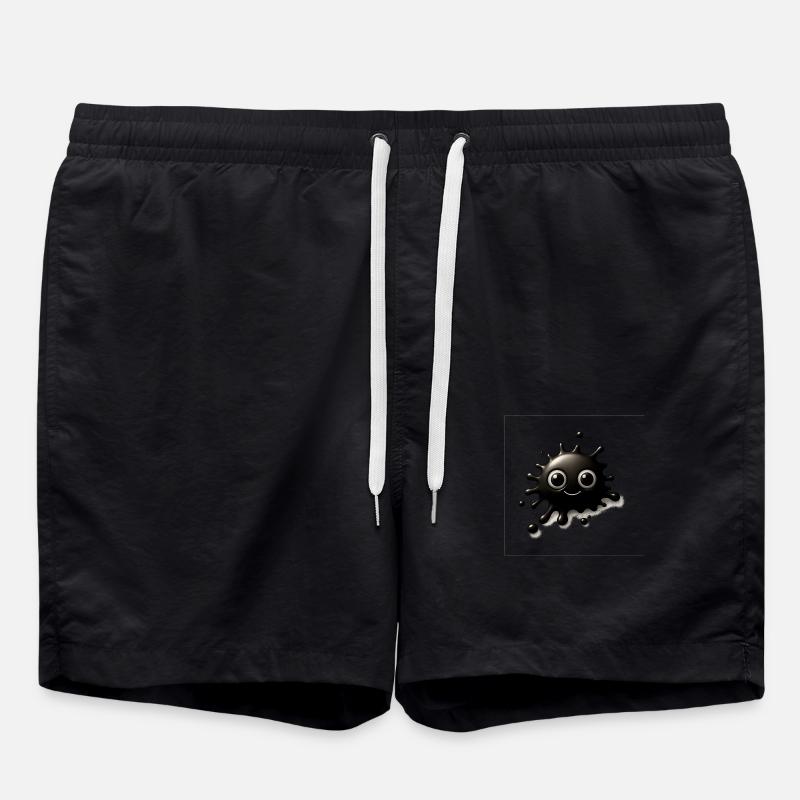 Tache d’encre - Short de bain - noir