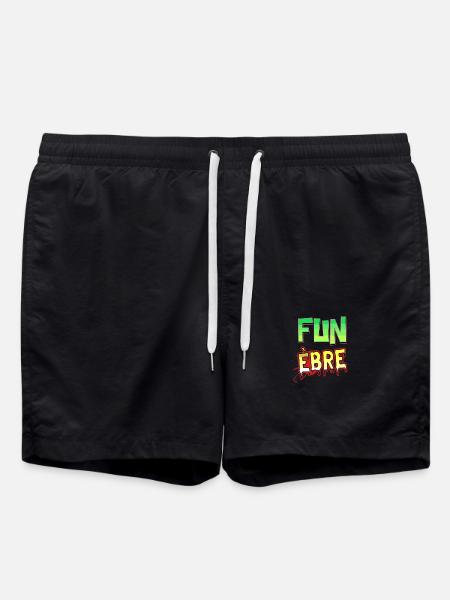 FUN ÈBRE ! - Short de bain - noir