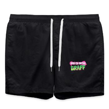 BON EN ORTHO GRAFF ! - Short de bain - noir - Devant - AI Model Male 185 light (185cm)
