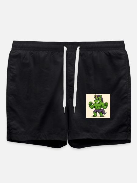 Hulkunicorne - Short de bain - noir