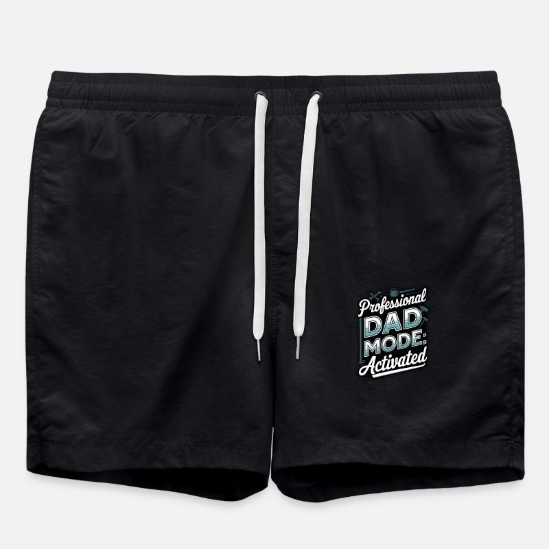 Professional Dad Mode: Activated - Badeshorts - Schwarz