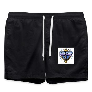 image not cap - Swim Trunks - black - Front - AI Model Male 185 light (185cm)