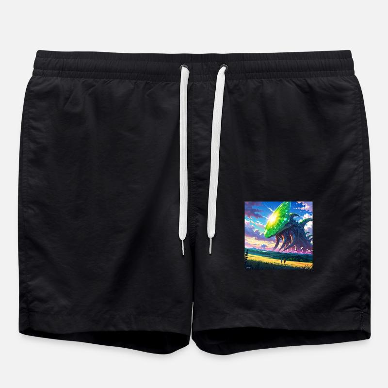 Leonardo Anime XL - Badeshorts - Schwarz