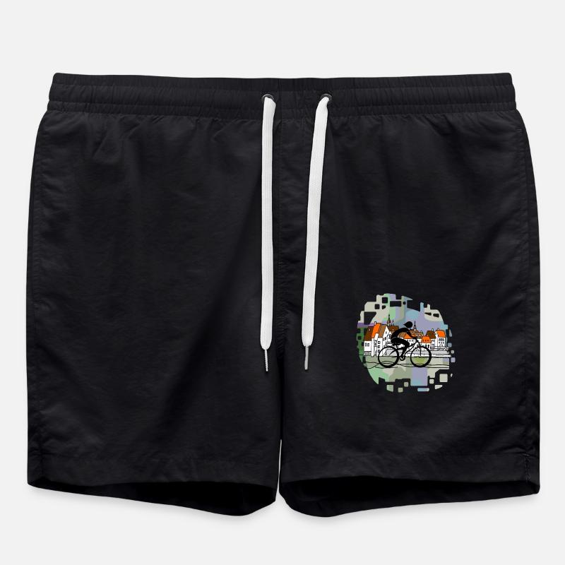 Cyclist - Swim Trunks - black