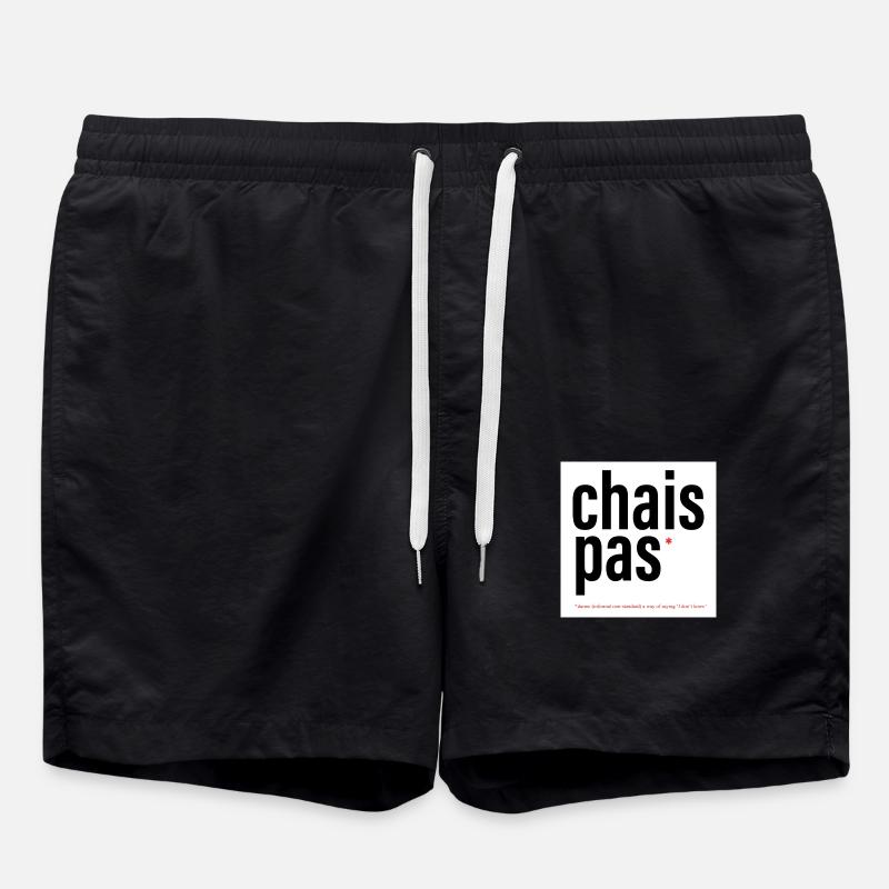 CHAIS PAS / DUNNO - Swim Trunks - black