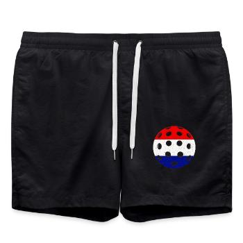 Pickleball Pays-Bas - Short de bain - noir - Devant - AI Model Male 185 light (185cm)