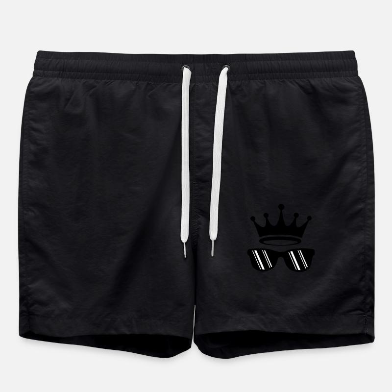 Sunglasses Crown Holiday - Swim Trunks - black