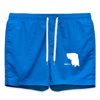 South L.A. weiß - Badeshorts - Cobalt blue - Vorne