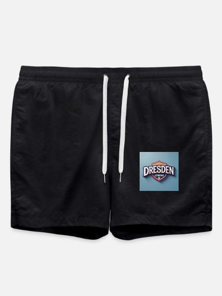 Dresden, Germany - Badeshorts - Schwarz