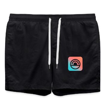 ArcSummer - Badeshorts - Schwarz - Vorne - AI Model Male 185 light (185cm)