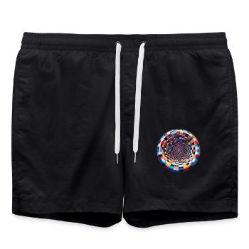 Couleur de la cavité - Short de bain - noir - Devant - AI Model Male 185 light (185cm)