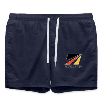 DL - Short de bain - bleu marine - Devant - AI Model Male 185 light (185cm)
