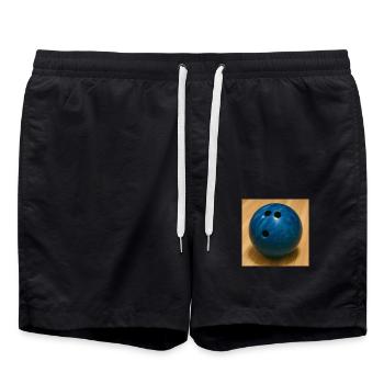 Sports - Bowling - Swim Trunks - black - Front - AI Model Male 185 light (185cm)