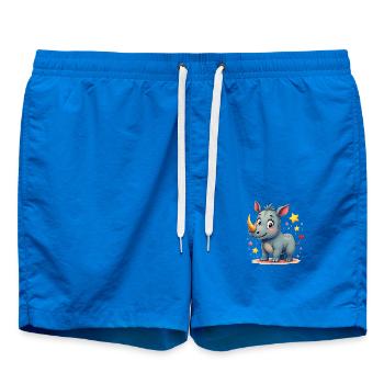 Rhino Design - Swim Trunks - cobalt blue - Front