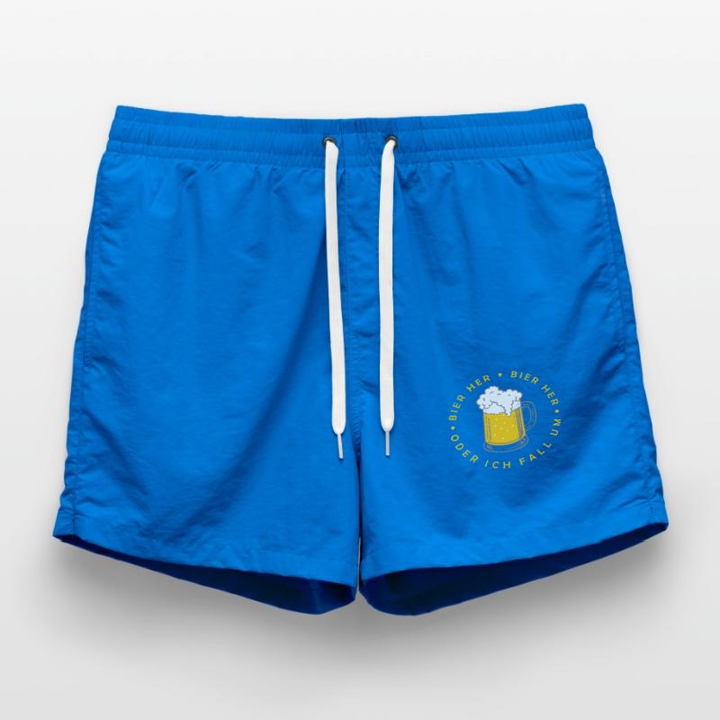 Bees here - Oder ich fall um! Swim Trunks