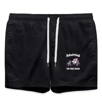 Calendrier des combats finaux - Short de bain - noir - Devant - AI Model Male 185 light (185cm)
