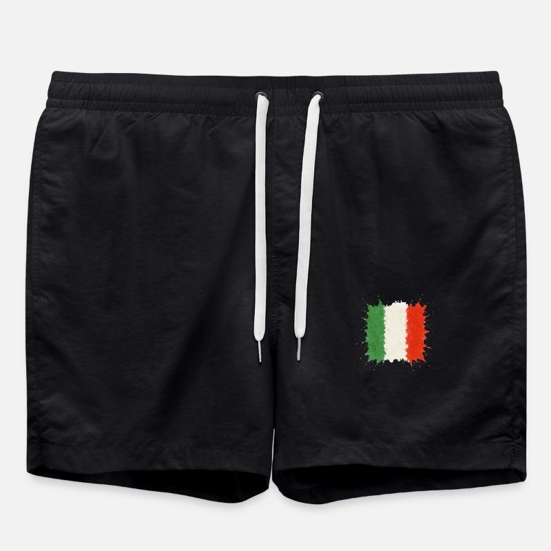 Italy Blobs - Swim Trunks - black