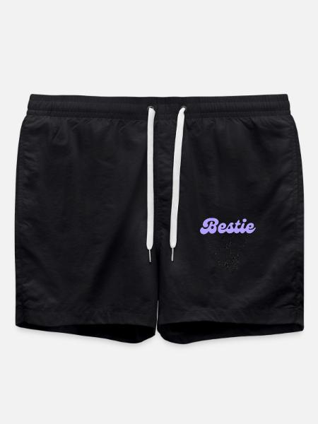 Beast - Friendship - Hands - Swim Trunks - black