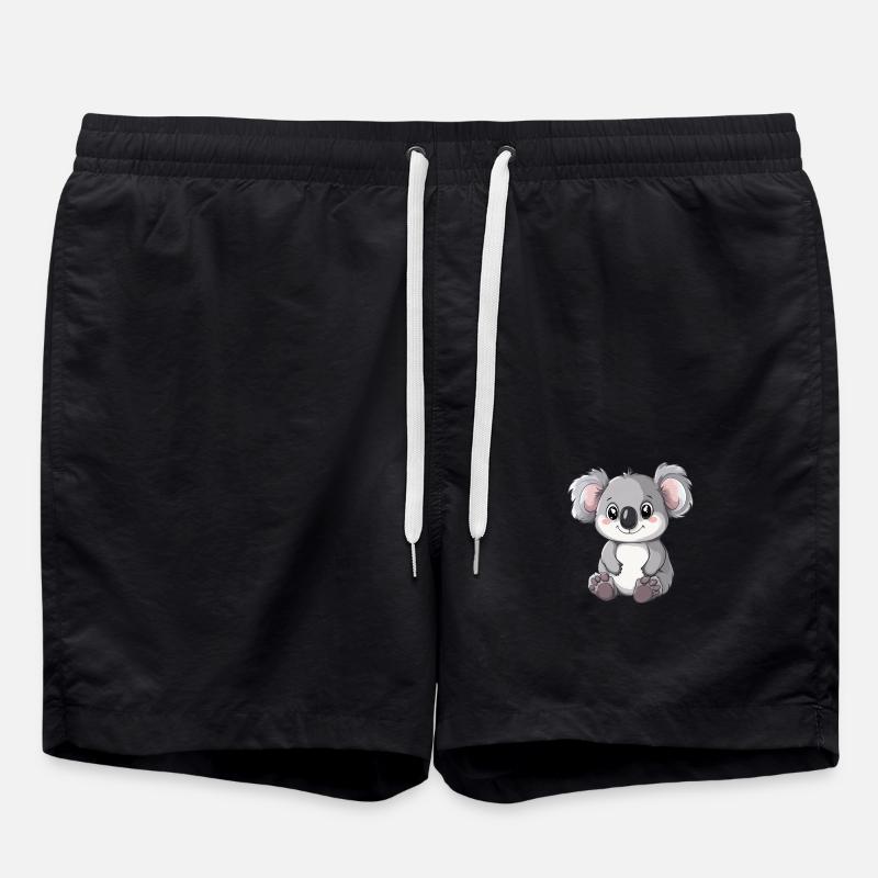 Mignon bébé koala - Short de bain - noir