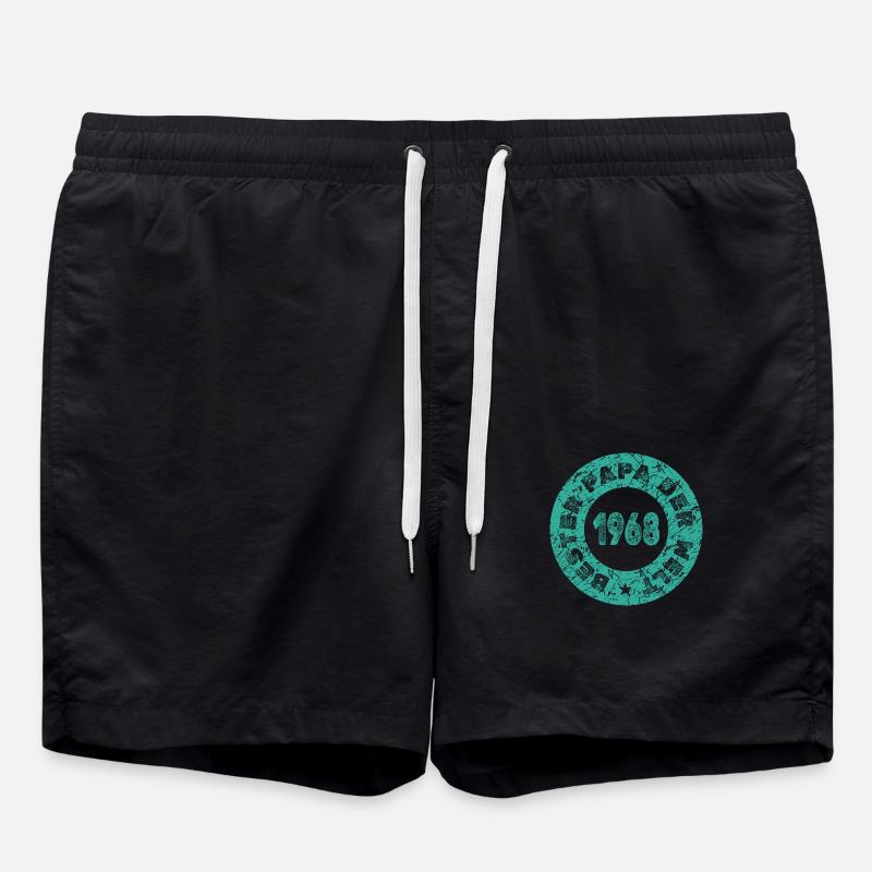 1968 - Badeshorts - Schwarz
