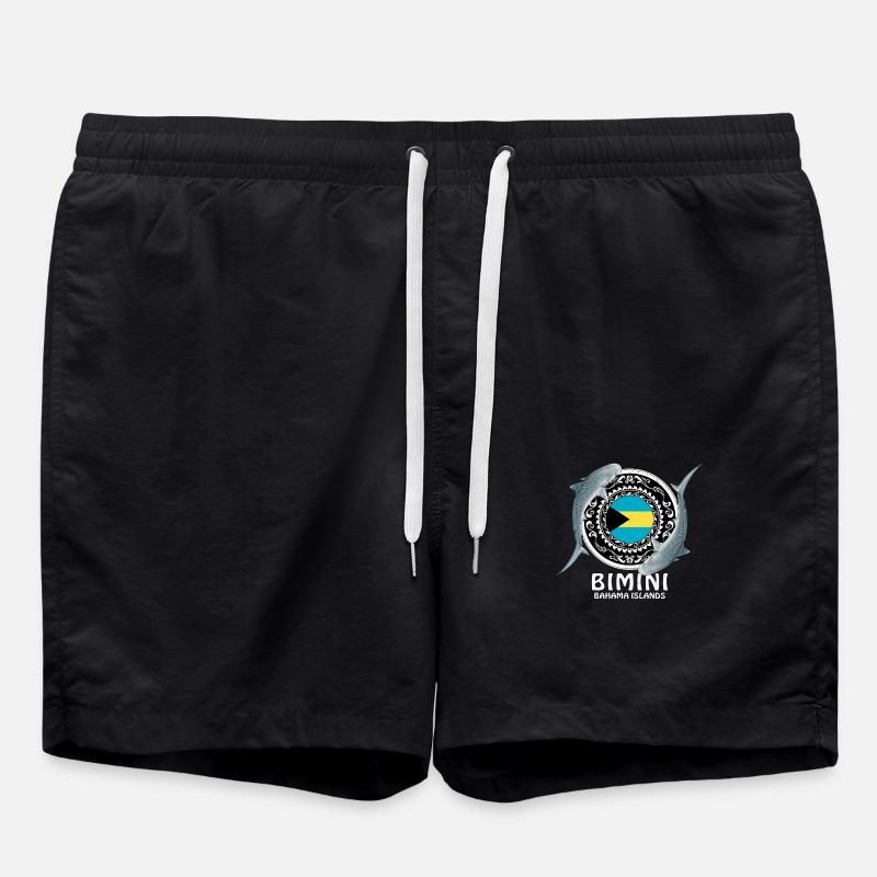 Bimini Bahamas - Badeshorts - Schwarz