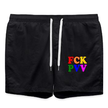 pvv - Short de bain - noir - Devant - AI Model Male 185 light (185cm)