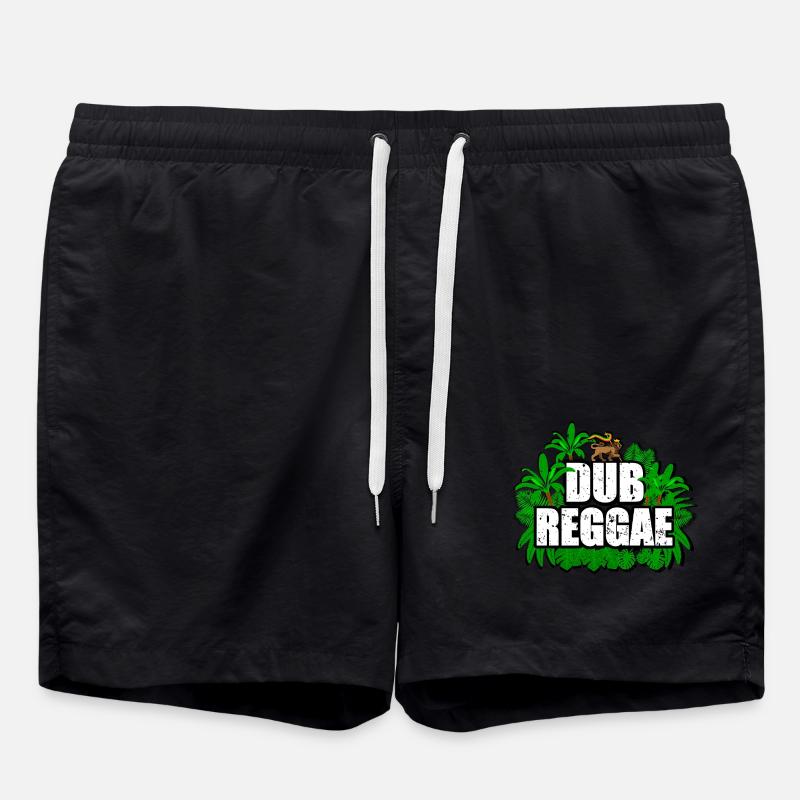 Reggae Dub - Badeshorts - Schwarz