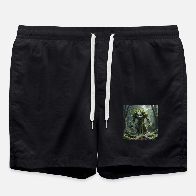 Pflancicilus - Badeshorts - Schwarz