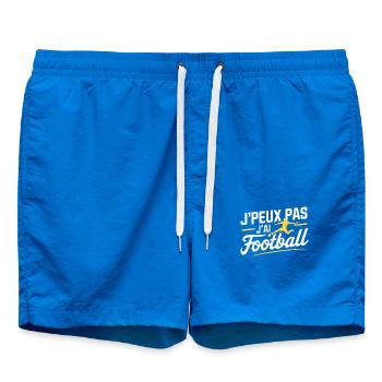 I can't I have Football - Swim Trunks - cobalt blue - Front
