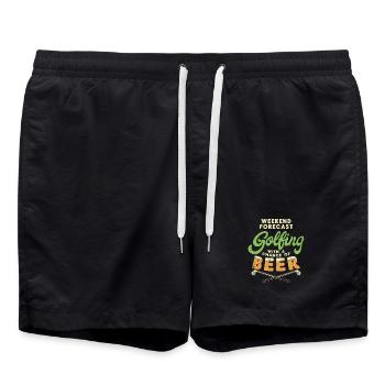 golf - Swim Trunks - black - Front - AI Model Male 185 light (185cm)