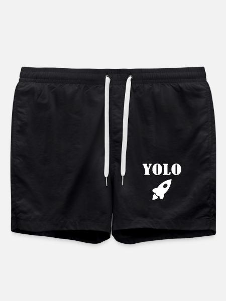 Yolo - Swim Trunks - black
