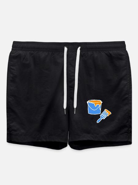 Painter Painter Painter - Swim Trunks - black