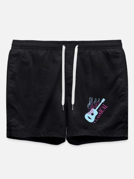 Classical Guitar Music - Swim Trunks - black