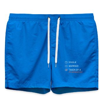 Verheiratet mit Apotheker - Badeshorts - Cobalt blue - Vorne