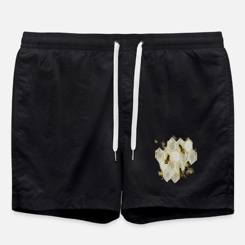 Wespen - Badeshorts - Schwarz