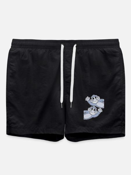 Monkey Monkey - Swim Trunks - black