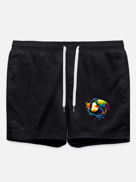 Tukan - Badeshorts - Schwarz