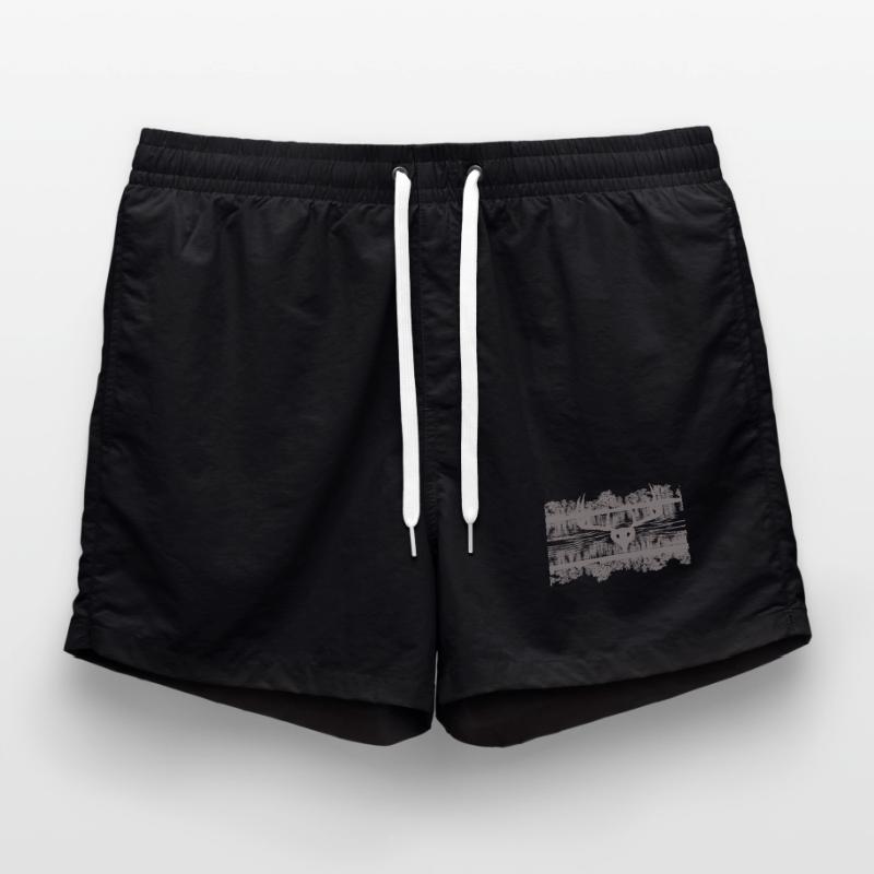 Reflets de la faune Conception de la silhouette Short de bain