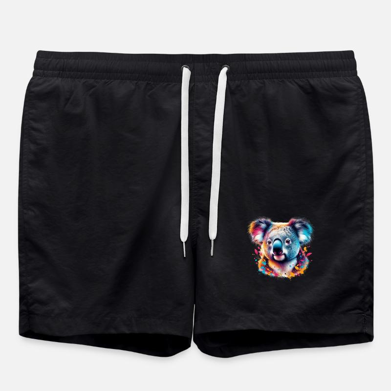Koala - Swim Trunks - black
